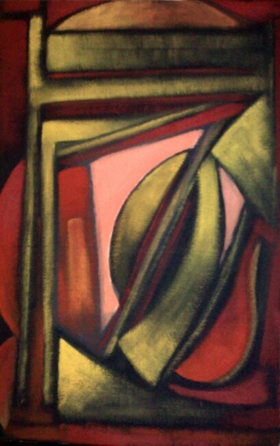 Peinture intitulée "07 fevrier2010" par Frédérique Manley, Œuvre d'art originale