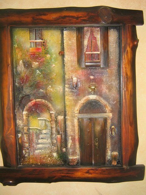 Painting titled "House fasade" by Ognjen Lazarevic, Original Artwork, Other