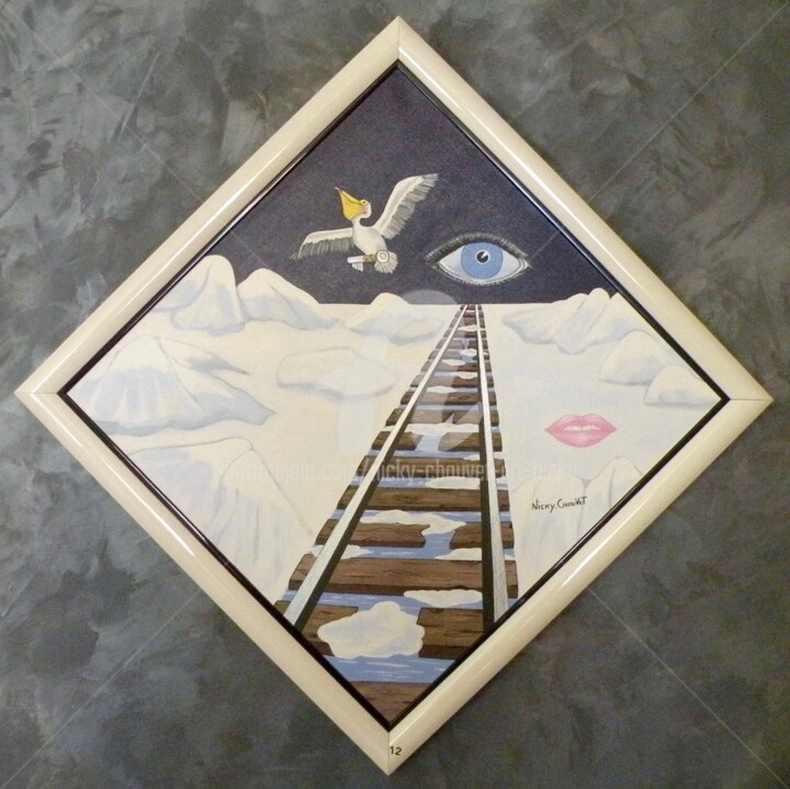 绘画,  23.6x23.6 in 