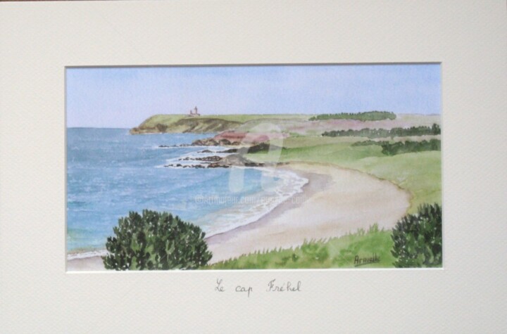 Gravures & estampes intitulée "Cap Fréhel" par Armelle Cailly, Œuvre d'art originale, Impression numérique Monté sur Carton
