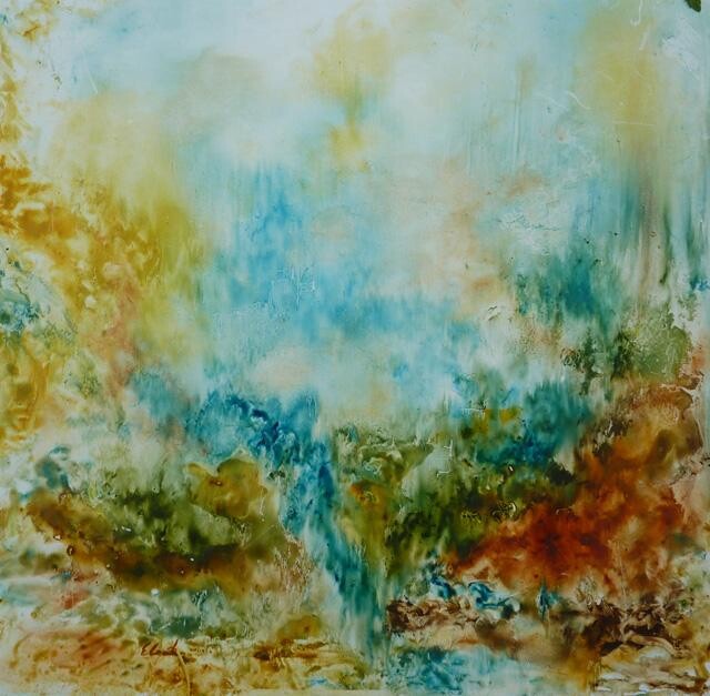 Painting titled "Au Pays des Contes…" by Elisa Cook Benbassat Bassat, Original Artwork, Oil