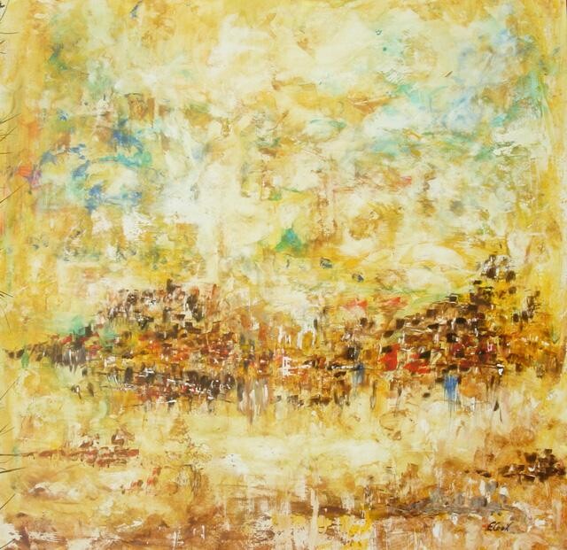 Peinture intitulée "Jerusalem" par Elisa Cook Benbassat Bassat, Œuvre d'art originale, Huile