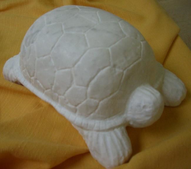 Sculpture intitulée "TORTUE - Sculpture…" par Dany Champeme, Œuvre d'art originale, Pierre