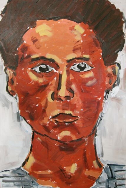 Painting titled "Tanned person" by Unknown Artist, Original Artwork