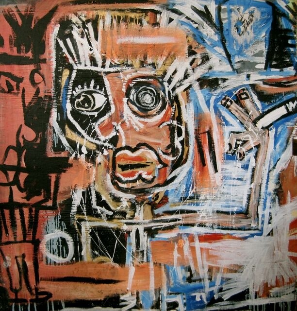 Painting titled "Wild Head" by Unknown Artist, Original Artwork