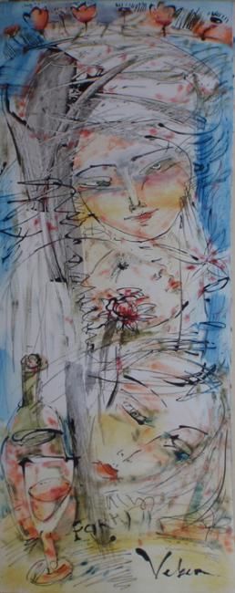 绘画,  39.4x13.8 in 