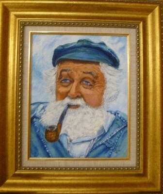 Painting titled "Mer au coeur" by Unknown Artist, Original Artwork