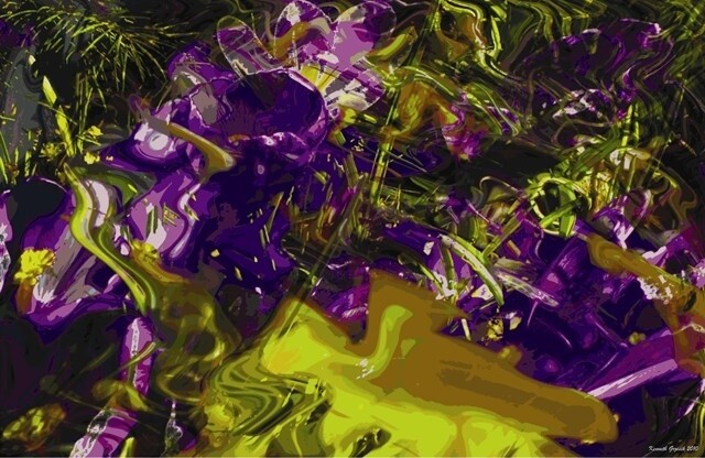 Digital Arts titled "Rhythms of Spring #3" by Ken Grzesik, Original Artwork, Digital Painting
