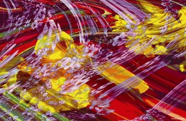 Digital Arts titled "Rhythms of Spring #…" by Ken Grzesik, Original Artwork, Digital Painting