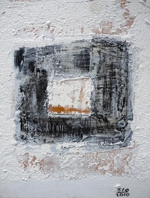 Painting titled "Discovering Empty P…" by Sio Montera, Original Artwork, Oil