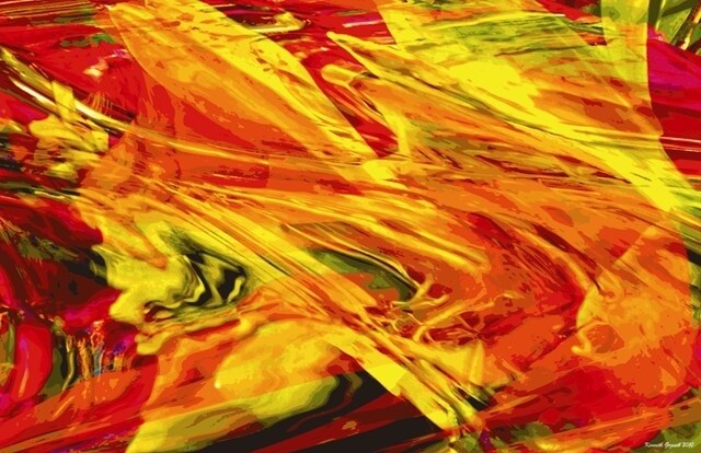Digital Arts titled "Rhythms of Spring #…" by Ken Grzesik, Original Artwork, Digital Painting