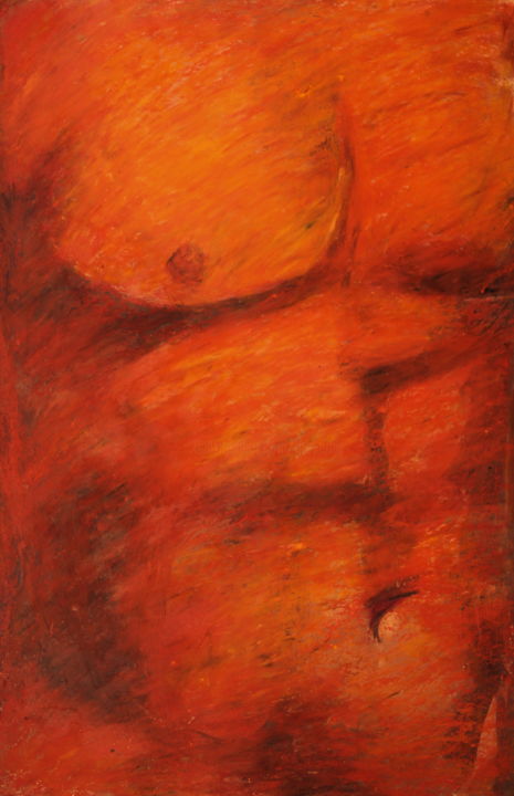 Peinture intitulée "Gladiateur 1" par Nathalia Chipilova, Œuvre d'art originale, Acrylique