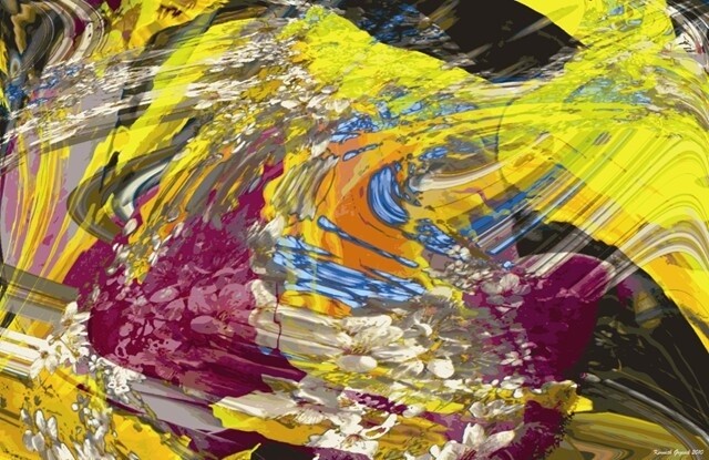 Digital Arts titled "Rhythms of Spring #…" by Ken Grzesik, Original Artwork, Digital Painting