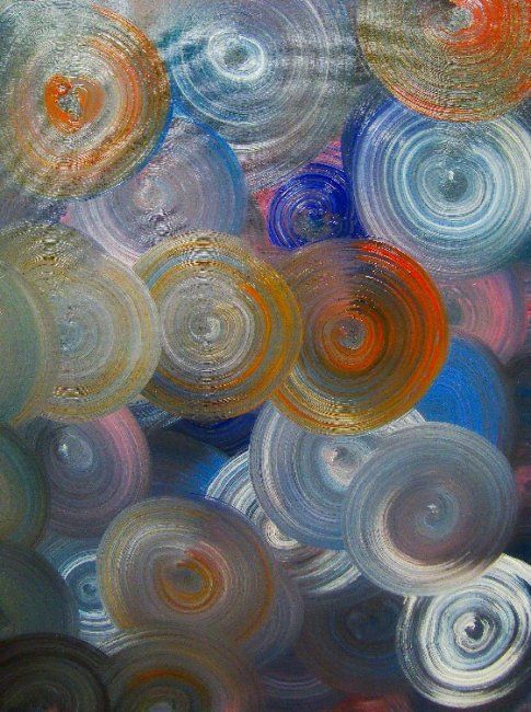 Pintura intitulada ""Espirais da vida..…" por Maria Teresa Duarte, Obras de arte originais