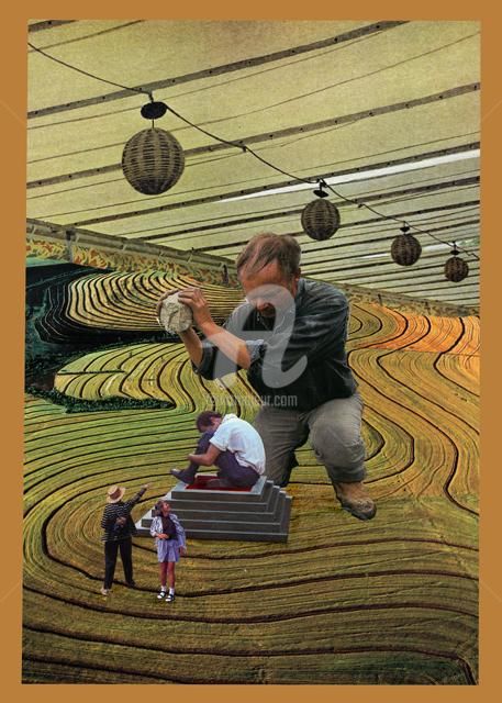 Collages titled "code breakers" by C Avery, Original Artwork