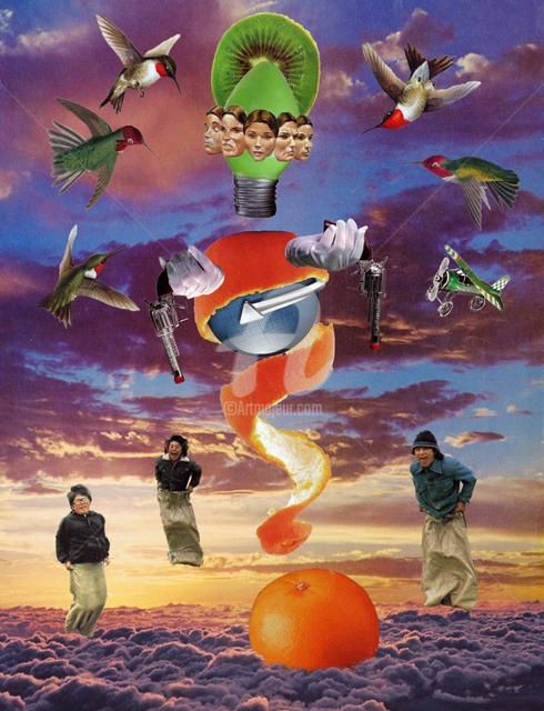 Collages titled "the rapture of the…" by C Avery, Original Artwork