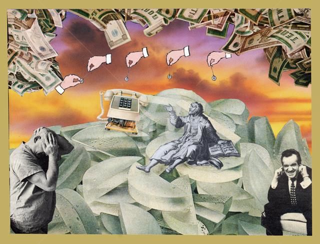 Collages titled "make it stop" by C Avery, Original Artwork