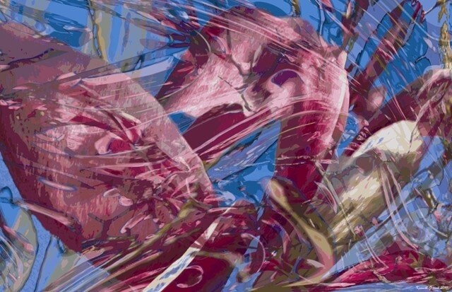 Digital Arts titled "Rhythms of Spring #…" by Ken Grzesik, Original Artwork, Digital Painting