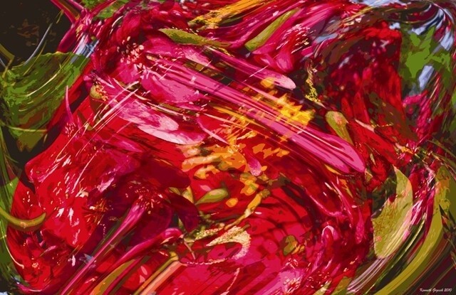Digital Arts titled "Rhythms of Spring #…" by Ken Grzesik, Original Artwork, Digital Painting