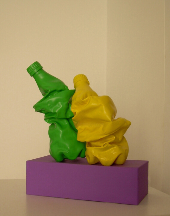 Sculpture titled "THE MUSICIANS -…" by Luccia Lignan, Original Artwork, Wood