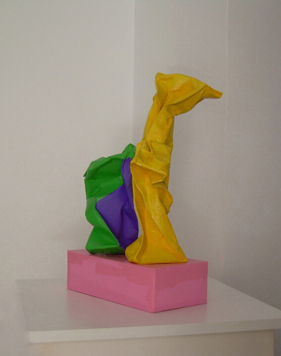 Sculpture titled "THE BROTHERS - N…" by Luccia Lignan, Original Artwork, Wood