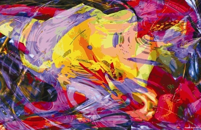 Digital Arts titled "Rhythms of Spring #…" by Ken Grzesik, Original Artwork, Digital Painting