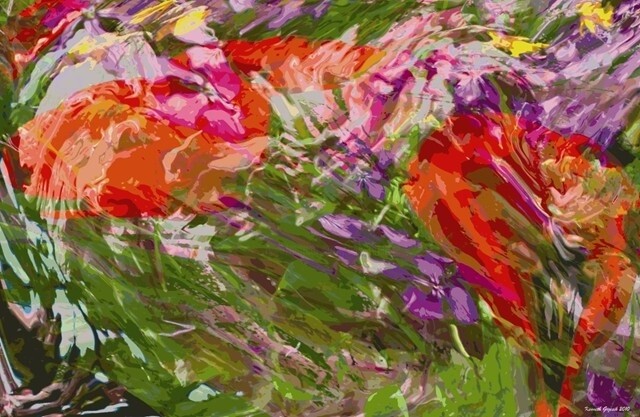 Digital Arts titled "Rhythms of Spring #…" by Ken Grzesik, Original Artwork, Digital Painting
