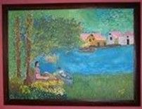 Painting titled "PASEO POR EL RIO SE…" by Jacobo Kuperman, Original Artwork