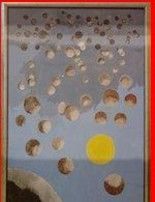 Painting titled "LLUVIA DE METEORITOS" by Jacobo Kuperman, Original Artwork