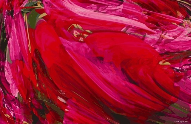 Digital Arts titled "Rhythms of Spring #…" by Ken Grzesik, Original Artwork, Digital Painting