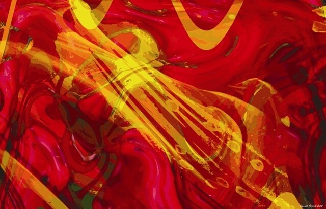 Digital Arts titled "Rhythms of Spring #…" by Ken Grzesik, Original Artwork, Digital Painting