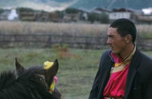 Photography titled "Man and horse" by Jeff Fuchs, Original Artwork