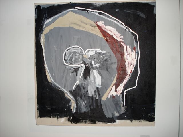 Painting titled "Head" by Unknown Artist, Original Artwork