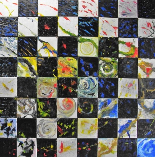 recherche du temps perdu 绘画, 68.5x68.5 in