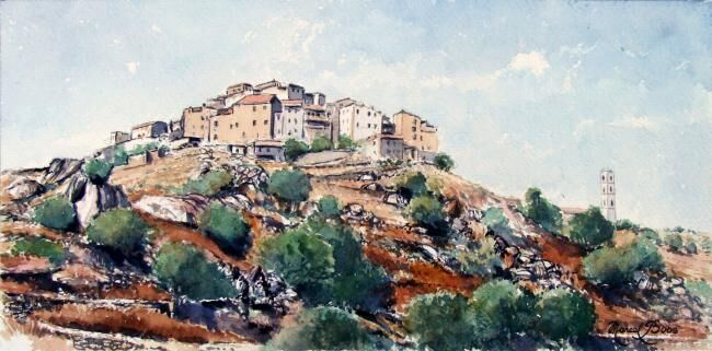 Peinture intitulée "San Antonino" par Marcel Boos, Œuvre d'art originale
