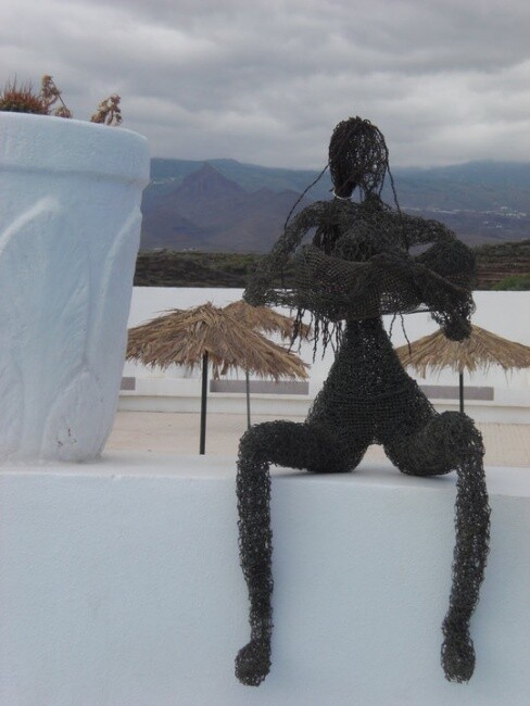 Sculptuur getiteld "Madre" door Bousquet Federico, Origineel Kunstwerk, Metalen