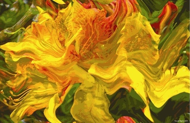 Digital Arts titled "Rhythms of Spring #…" by Ken Grzesik, Original Artwork, Digital Painting