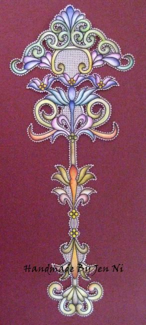 Ambacht getiteld "Bookmark" door Jen Ni Lai, Origineel Kunstwerk