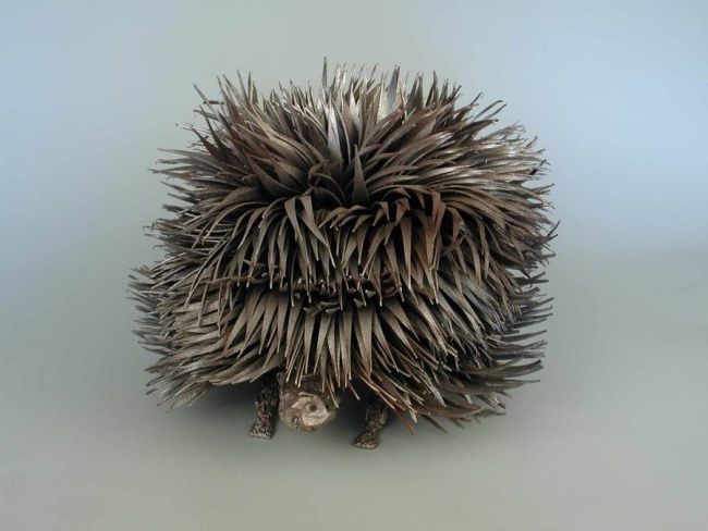 Γλυπτική με τίτλο "Riccio_20(ferro_20l…" από Nilo Parodi, Αυθεντικά έργα τέχνης