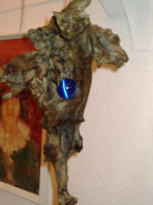 Sculpture titled "Szem" by Sandor Homolai, Original Artwork