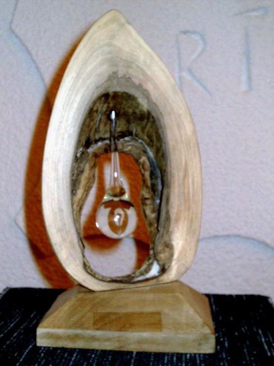 Sculpture titled "Csepp" by Sandor Homolai, Original Artwork