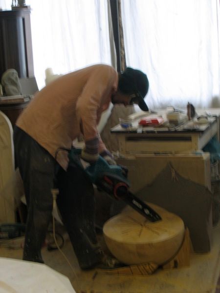 Sculpture titled "i make a ball" by Alexey Kriventsov, Original Artwork