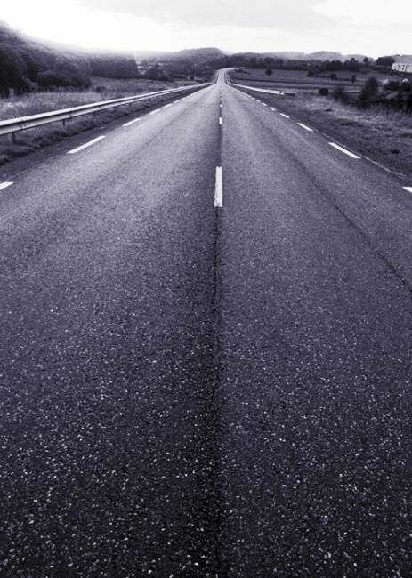Photography titled "On the lost highway" by Guy Jean Genevier Creative Photography, Original Artwork
