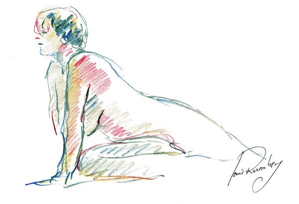 图画 标题为“ŒUVRE SUR PAPIER DE…” 由Louis Runemberg, 原创艺术品