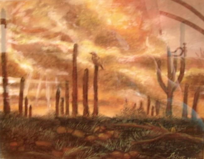 Painting titled "Resting Place" by Akber Sami, Original Artwork