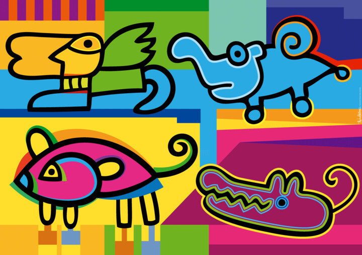 Seldom Creatures | Seltene Wesen | créatures rares 数字艺术