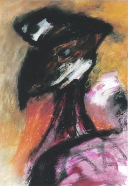 Painting titled "Le Coq" by Gregg Simpson, Original Artwork, Oil