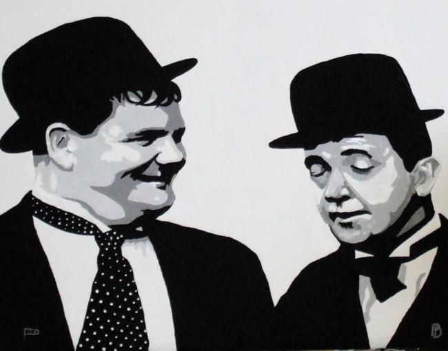 Painting titled "Another fine mess" by Davo, Original Artwork