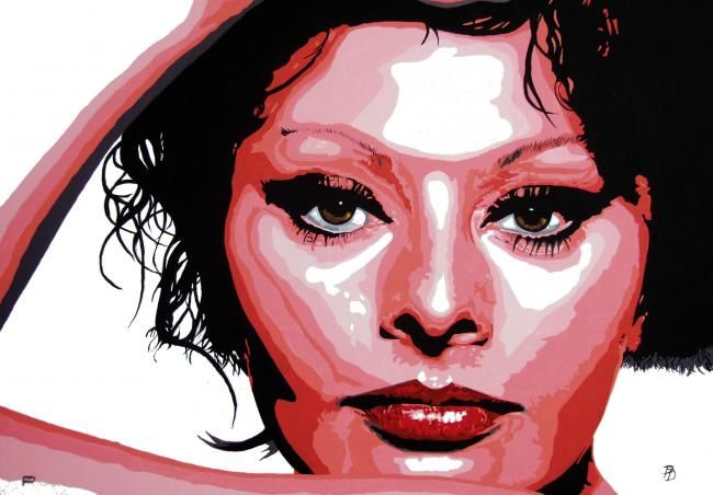 Painting titled "Sophia" by Davo, Original Artwork