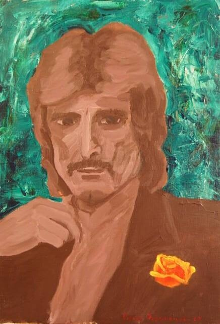 Peinture intitulée "christophe - 1" par Pierre Paszkowski, Œuvre d'art originale, Acrylique